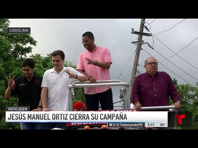 ⁣Jesús Manuel Ortiz concluye campaña en Loíza