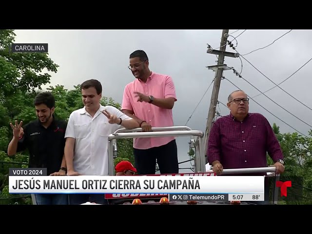 Jesús Manuel Ortiz concluye campaña en Loíza