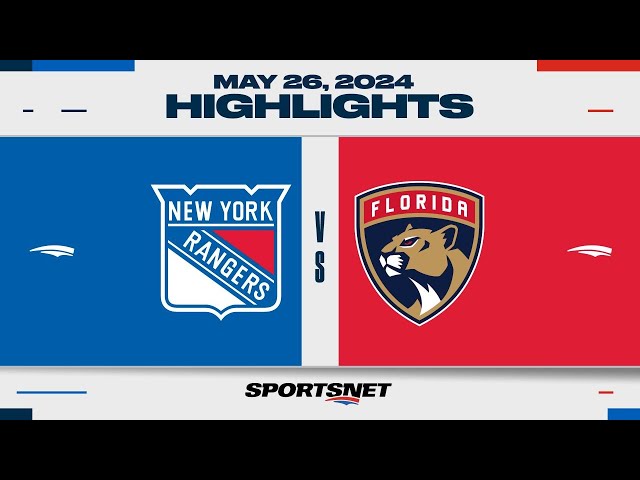 ⁣NHL Game 3 Highlights | Rangers vs. Panthers - May 26, 2024