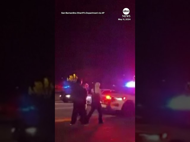 ⁣California teen arrested after crowd swarms deputy’s vehicle