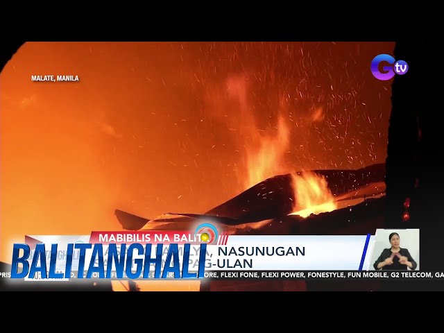 Nasa 10 pamilya, nasunugan sa gitna ng pag-ulan | BT