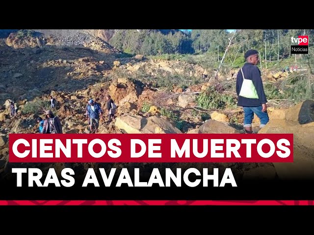 ⁣Avalancha de tierra que sepultó aldea deja más de 670 de muertos