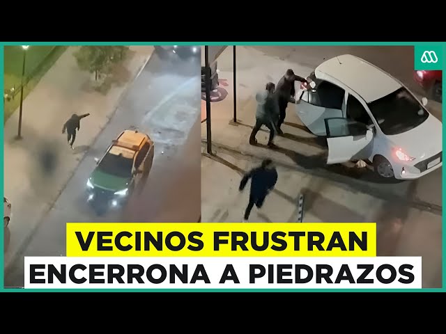 Vecinos frustran encerrona a piedrazos en La Florida