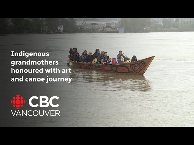⁣Indigenous grandmothers honoured with art and canoe journey