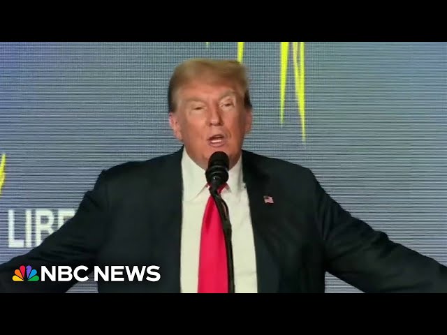 ⁣Trump booed at Libertarian National Convention