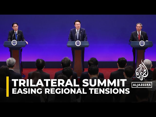 ⁣Trilateral summit: Japanese, South Korean & Chinese leaders meet