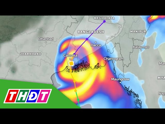 ⁣Bão số 1 Remal đổ bộ Nam Á, cảnh báo nguy hiểm cấp cao nhất | THDT