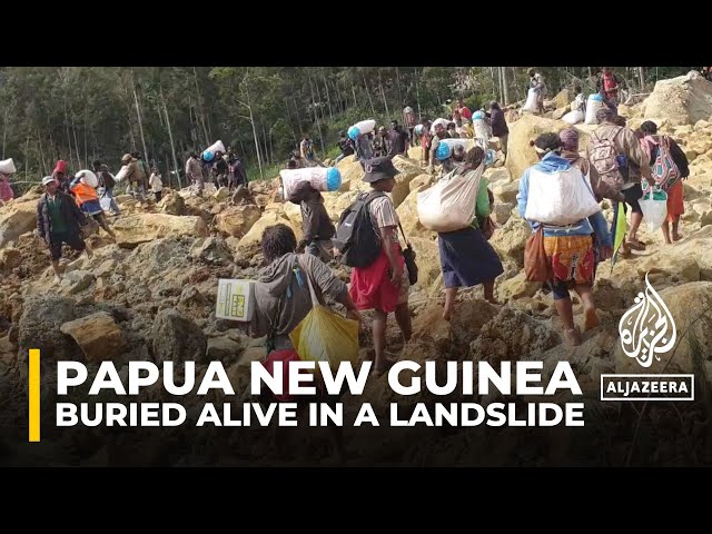 ⁣Papua New Guinea landslide: Warning of more hillside collapses in area