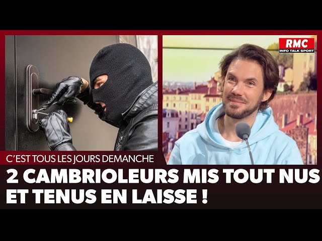 ⁣Arnaud Demanche : 2 cambrioleurs mis tout nus et tenus en laisse !