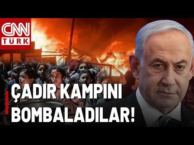 ⁣İsrail'den Refah'ta Katliam! Kadın Çocuk Dinlemeden Çadır Kampını Bombaladılar!