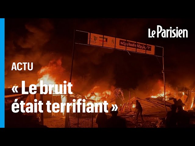 « Le bruit était terrifiant » : à Rafah, une frappe meurtrière touche un camp de réfugiés