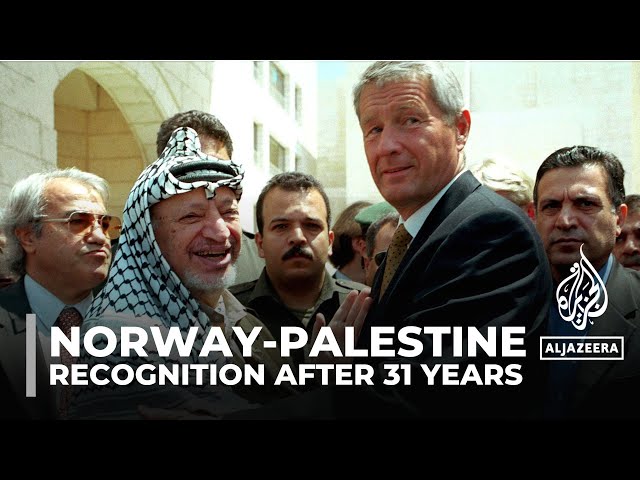 ⁣Norway to recognise Palestinian state 31 years after brokering the Oslo Accords
