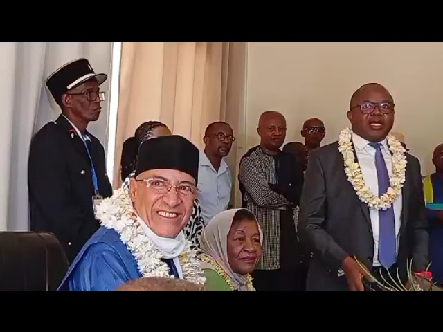 ⁣BEIT-SALAM : Rencontre entre le président de MOZAMBIQUE et AZALI ASSOUMANI, lundi 27 mai 2024