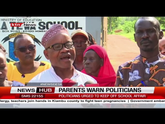 ⁣Politicians urged to keep off school affairs