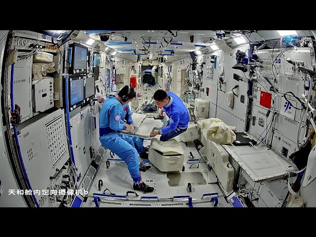⁣China's Shenzhou-18 crew to embark on first extravehicular activity