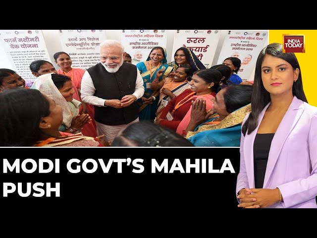 ⁣Election Express With Akshita LIVE | Modi Govt’s Mahila Push | Lok Sabha Election 2024 | India Today