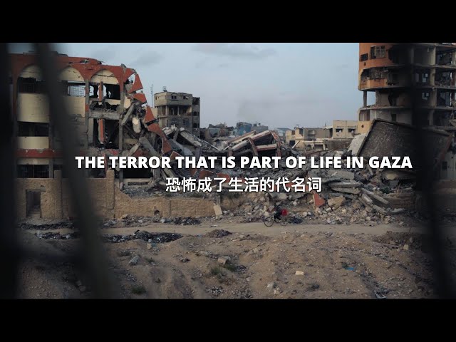 ⁣The terror that is part of life in Gaza