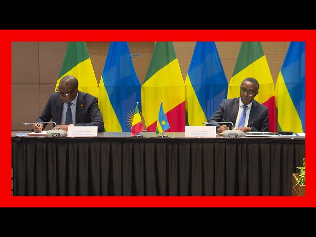 ⁣Le Rwanda et le Mali ont signé 19 accords de partenariat dans différents secteurs