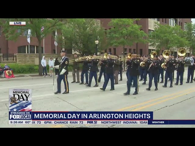 ⁣Arlington Heights honors fallen heroes with Memorial Day Parade