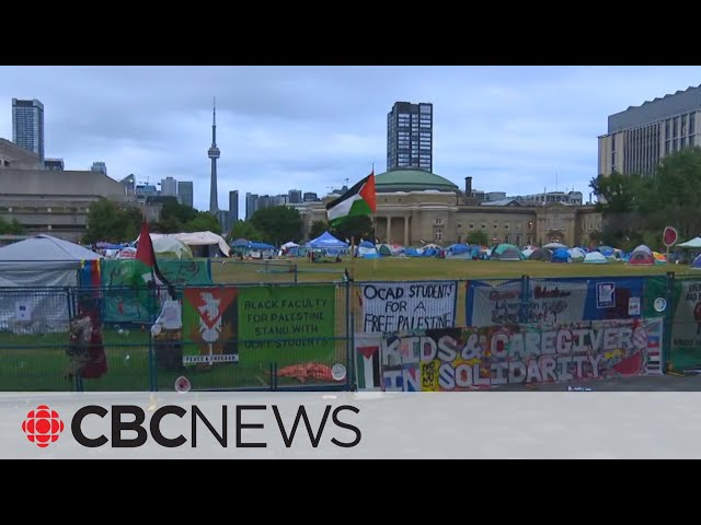 ⁣U of T applies for court injunction to remove pro-Palestinian encampment