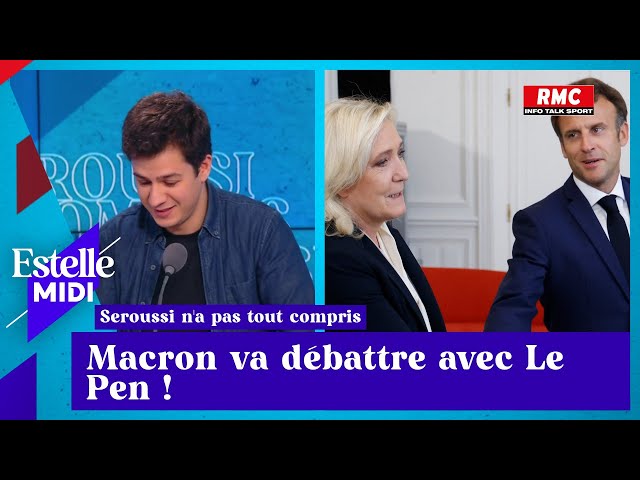 ⁣Vincent Seroussi : Macron va débattre avec Le Pen !