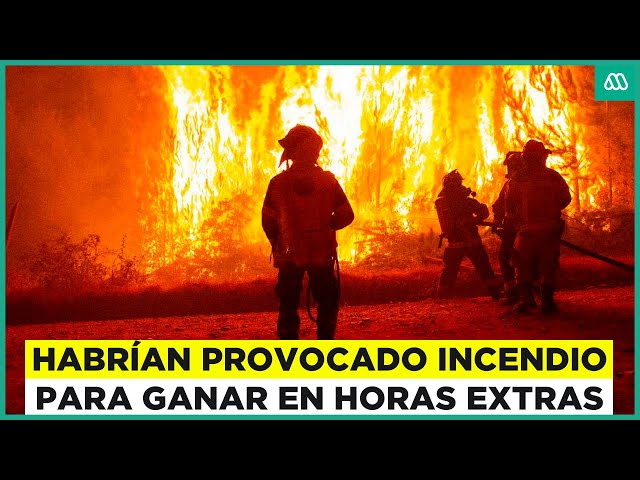 Bomberos habrían provocado incendio para ganar dinero en horas extras