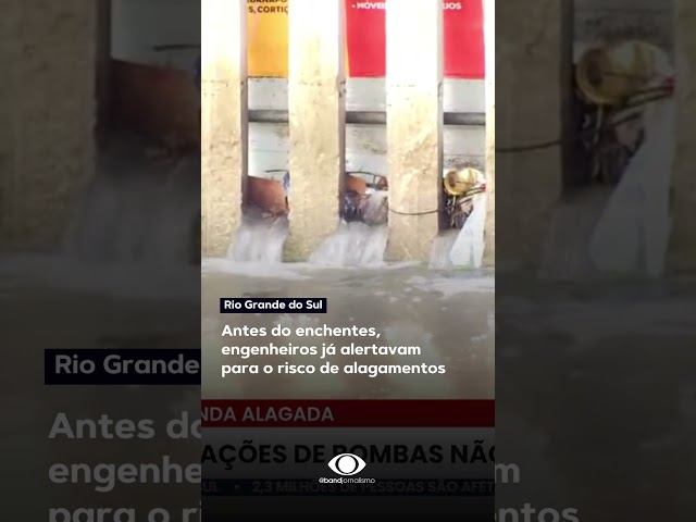 12 das 23 bombas de drenagem seguem sem funcionar em Porto Alegre #shorts