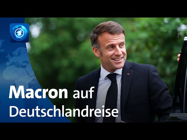 Macrons Deutschlandreise – der französische Präsident zu Gast in Sachsen