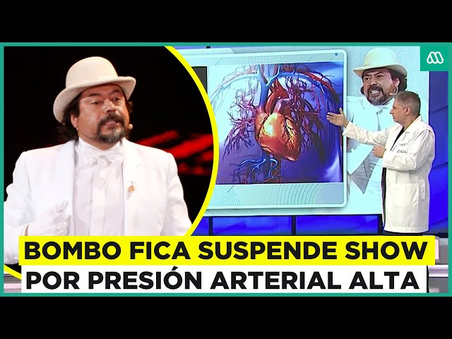 ⁣Bombo Fica suspende show en Suecia por presión arterial alta