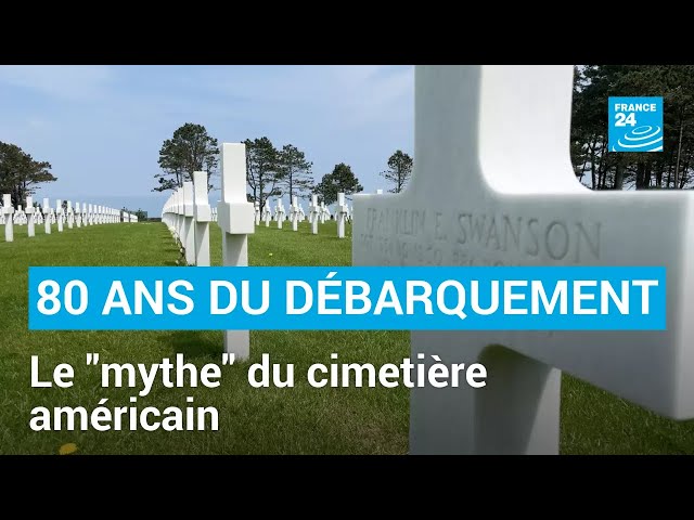 ⁣Une parcelle des États-Unis en Normandie ? Le "mythe" du cimetière militaire américain