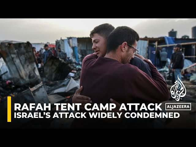 ⁣‘Heinous massacre’: Israel’s attack on Rafah tent camp widely condemned
