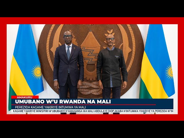 ⁣Perezida Kagame yakiriye Minisitiri w’Ububanyi n’Amahanga wa Mali