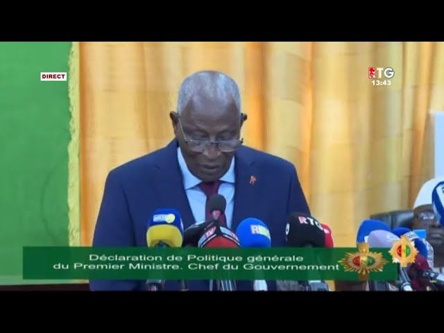 ⁣www.guineesud.com : Déclaration générale du PM/Chef du Gouvernement Amadou Oury Bah