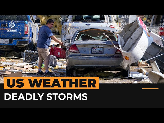 ⁣Deadly storms hit US over holiday weekend | AJ #Shorts