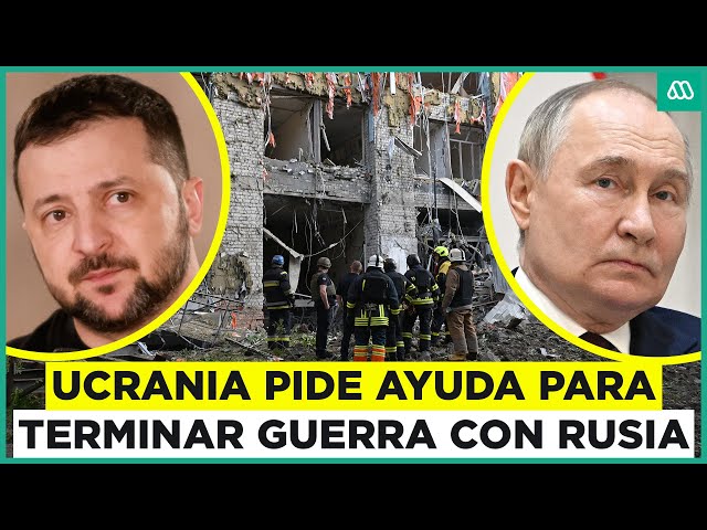 Guerra de Rusia y Ucrania: Zelenski pide ayuda a Occidente para terminar la guerra contra Putin