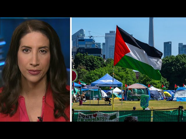 ⁣Pro-Palestinian protestors defy University of Toronto's trespass order | Here's what we kn