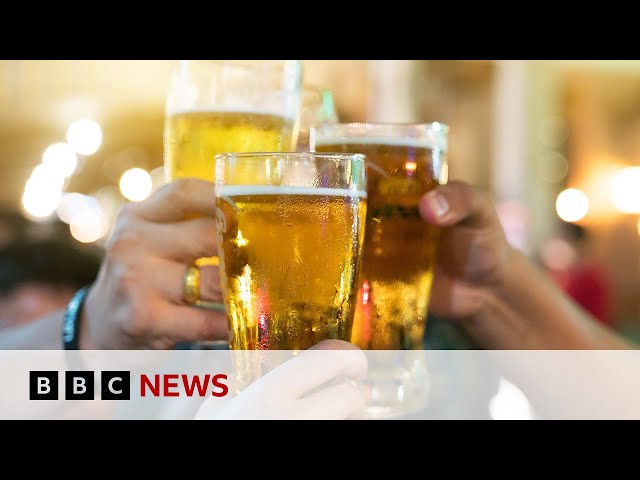 ⁣How beer is used to make alternative leather | BBC News