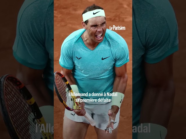 ⁣Rafael Nadal éliminé dès le premier tour de Roland-Garros