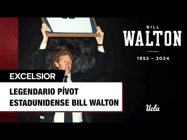 ⁣Murió Bill Walton una leyenda del basquetbol y la NBA