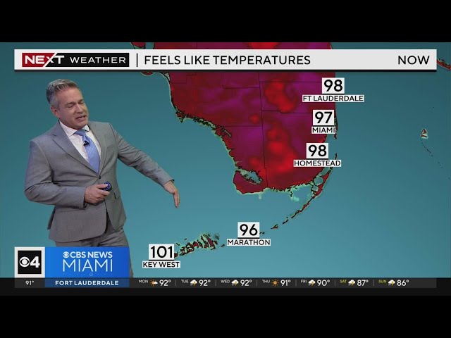 ⁣South Florida weather for Monday 5/27/24 5PM