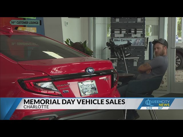 ⁣Memorial Day means likely shift towards vehicle buyers market