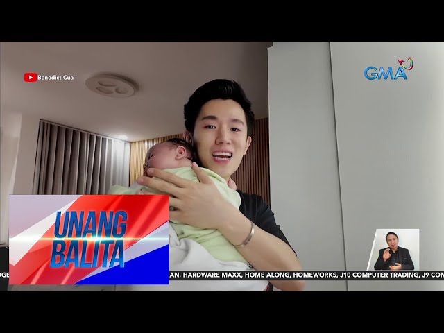 ⁣Benedict Cua, ipinakilala ang anak na si Aleck | Unang Balita