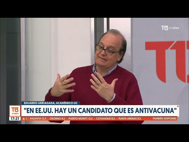 ⁣Eduardo Arriagada, académico UC: "No se está mostrando el peligro de no vacunarse"