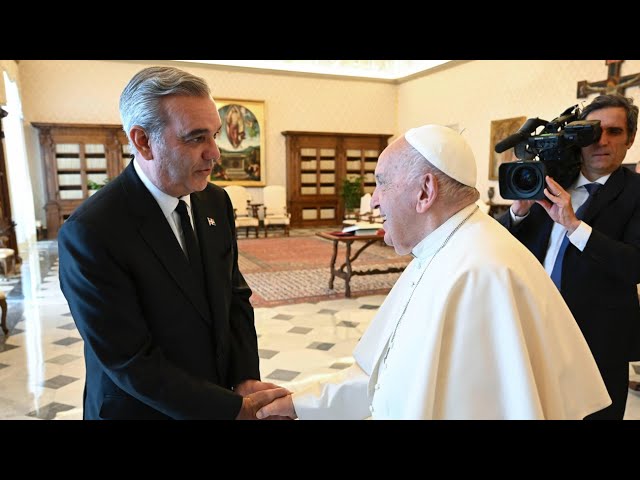 ⁣Papa Francisco felicita al presidente Abinader por su reelección
