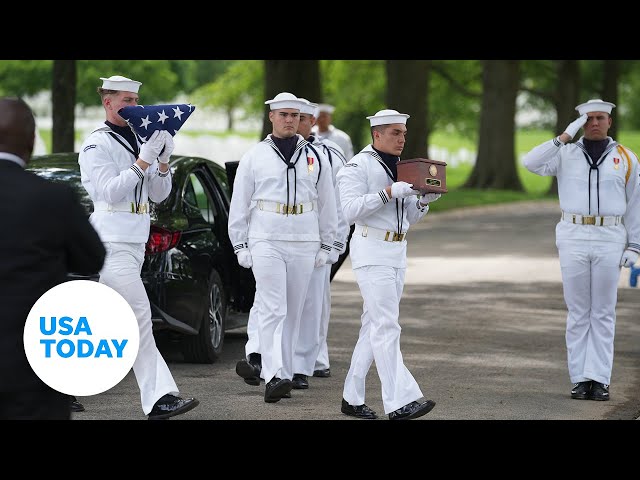 ⁣Soldier killed in Pearl Harbor buried at Arlington National Cemetery | USA TODAY