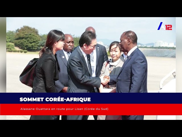 Sommet Corée Afrique Alassane Ouattara en route pour Lisan Corée du Sud