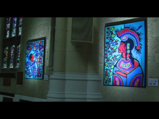 ⁣A first of its kind art exhibit inside United Church