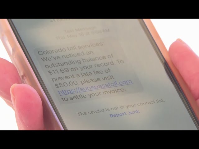 ⁣FBI investigating scam texts involving Colorado express lane toll balances