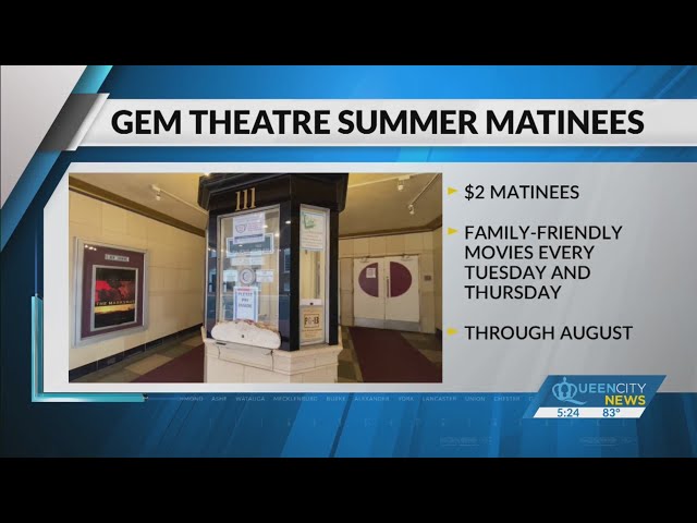 ⁣Kannapolis theater offering cheap summer matinees