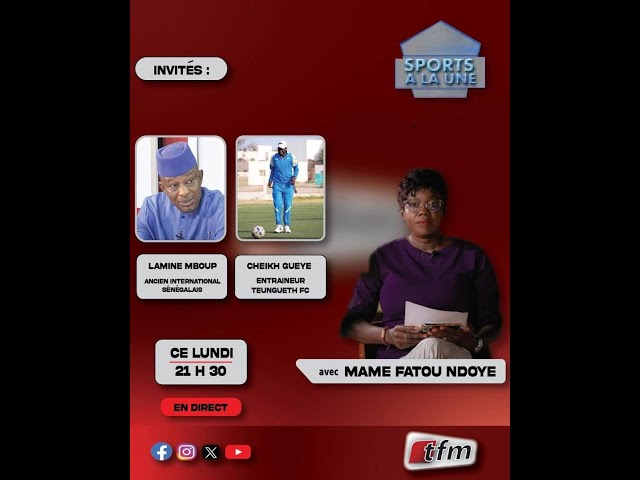 ⁣ TFM LIVE :  SPORTS A LA UNE AVEC MAME FATOU NDOYE & SA TEAM - 27 MAI  2024